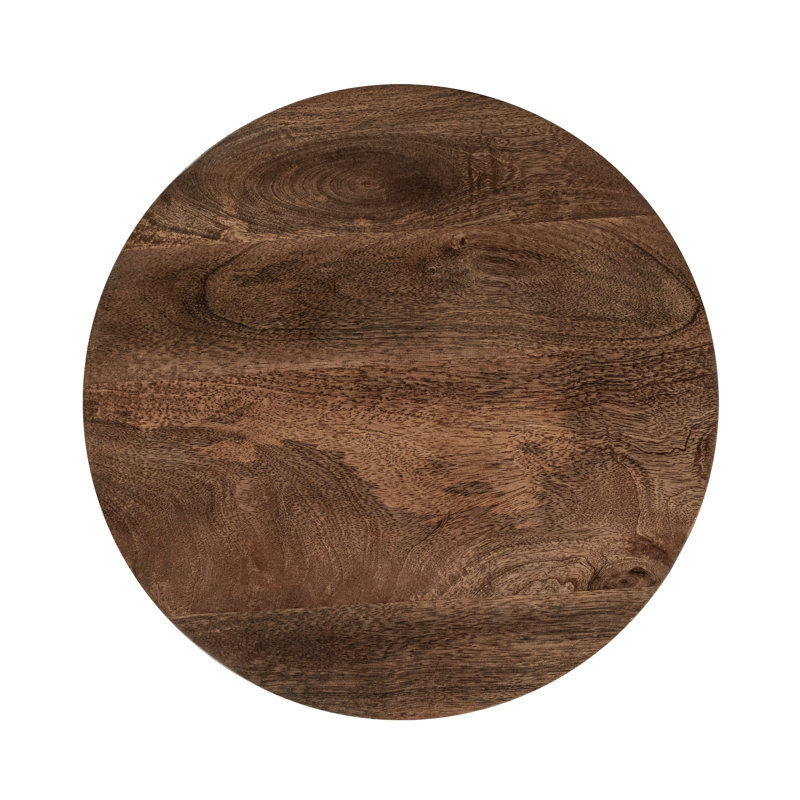 Andra Solid Wood End Table, Chestnut