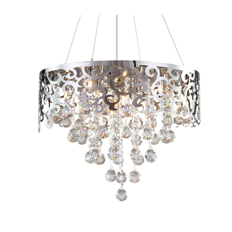 Lustre en cristal 6 lumières Transitional