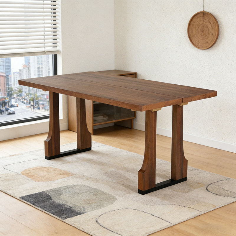 63" Rectangular Dining Table, Walnut