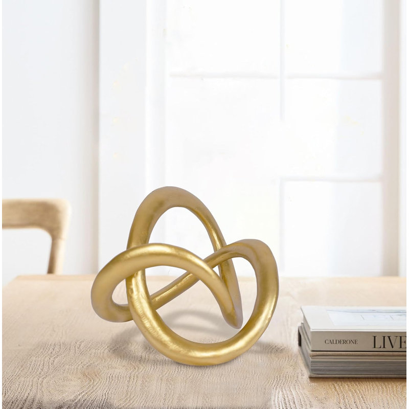 Modern Geometric Circular Sculpture