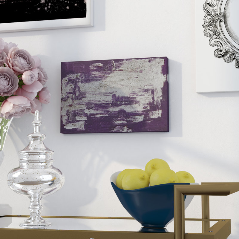 « pure love améthyste », reproduction sur toile, H 20 po x l 30 po x P 1,5 po