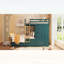 Lit superposé double avec tiroirs multiples et mini garde-robe, panneau de fibres à densité moyenne et bois massif, rangement moderne - vert Morandi-591866552