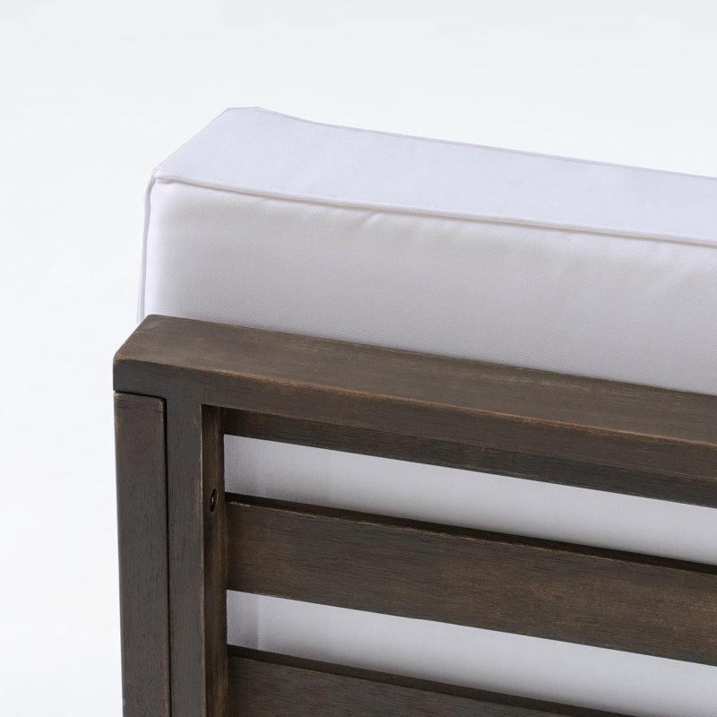 Wood Armless Seat In White, 27.74 In. Depth X 29.54 Width 26.28 Height, 29.79 Lb