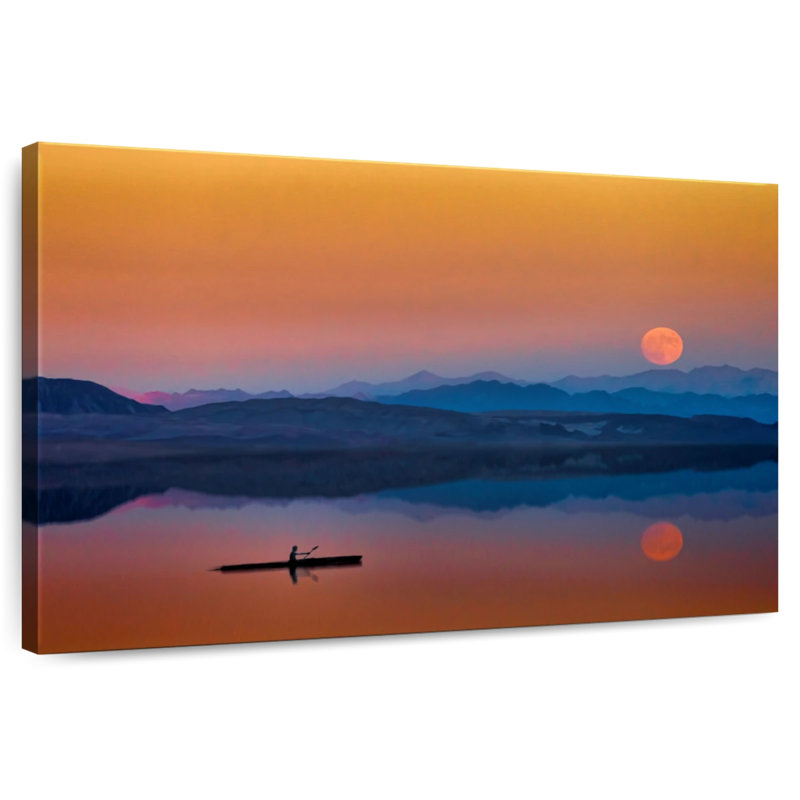 Gillard Sunset Rowboat, 30" H x 45" W