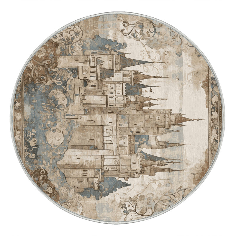 Fabled Spires Rug, Round 5'