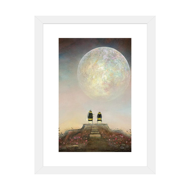 «Was It Just a Dream» par Neil Thompson - reproduction d'art, H 24 po x l 16 po x P 1 po, Papier blanc, Blanc