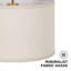 Lampe sur pied traditionnelle 60,6 po Calaver-817509404