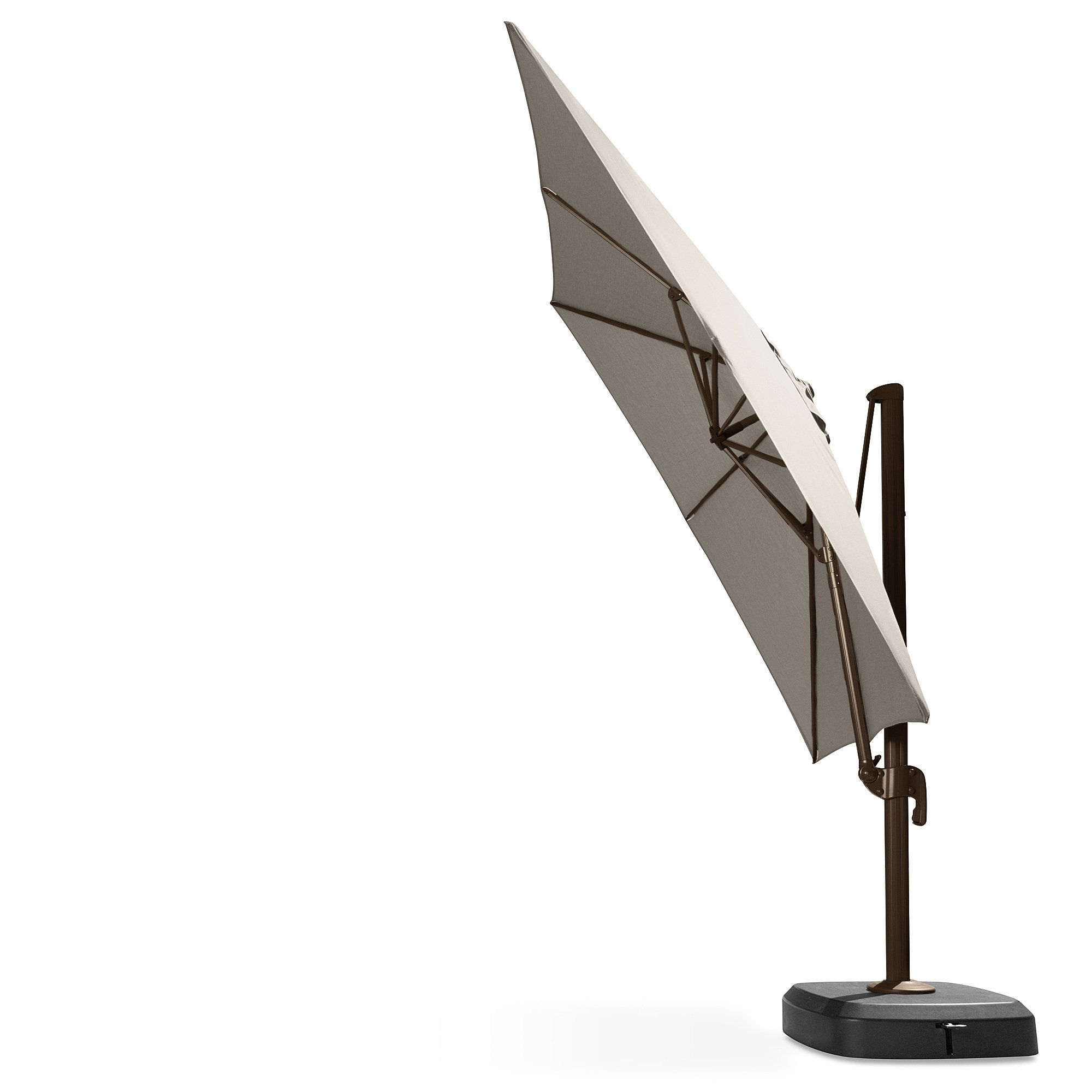 Tredyn 120'' Sunbrella® Cantilever Outdoor Umbrella, Taupe