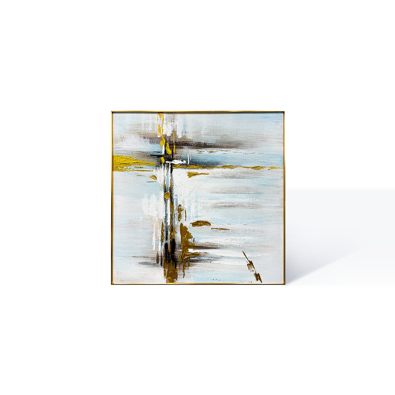 Sanctuary Serene Retreat Abstract Oil Painting