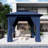 8x8 Ft Outdoor Gazebo With Double Roof, Patio Canopy With Mosquito Netting And Curtains, Suitable For Patios, Lawn And Backyard-113449657