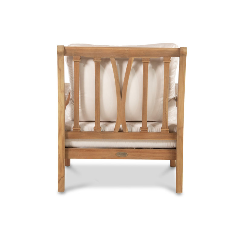 Stockton Outdoor Teak Armchair, Nurture Pebble