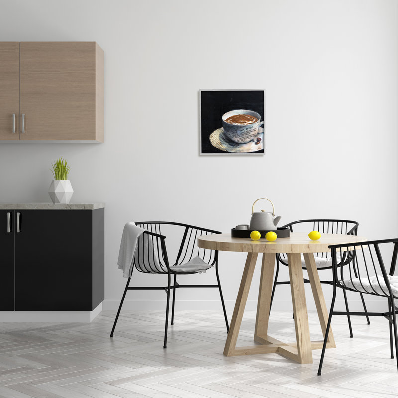 «Floater Frame», impression sur bois, Estampe numérique Farmhouse, H 17 po x l 17 po x P 1,5 po