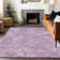 Premium Machine Washable Prisco Lavender Rug