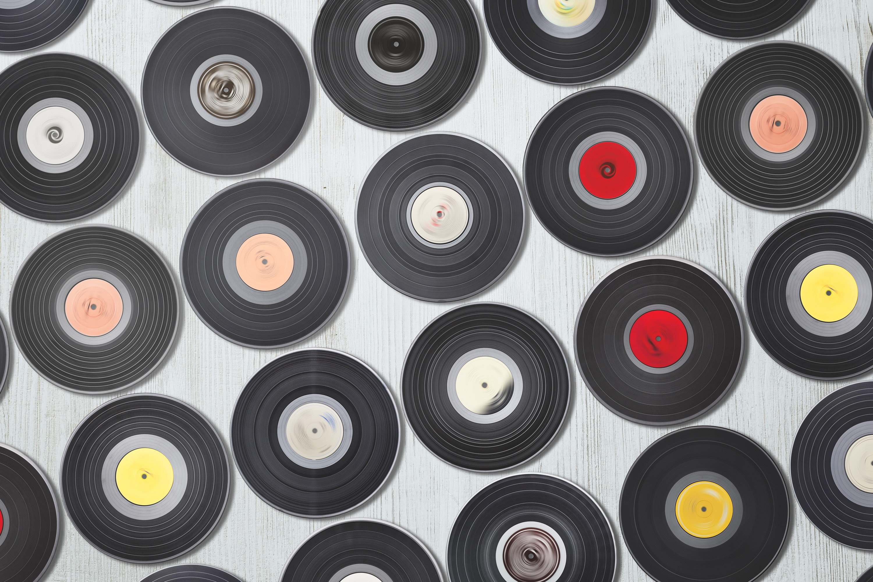 Records All Over Latitude Run® Record Albums, Spinning Records On Wall, Vinyl, Record ...