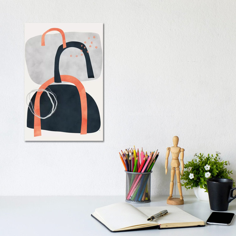 Ophi 1 Piece Wrapped Canvas Wall Art, 30.48cm H x 20.32cm W x 1.9cm D