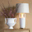 Lampe de table blanche 34 po Regency