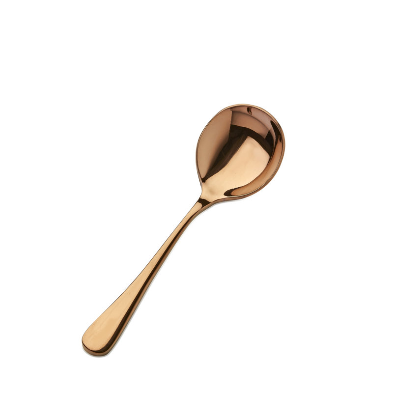 Como Stainless Steel Soup Spoon, Rose Gold