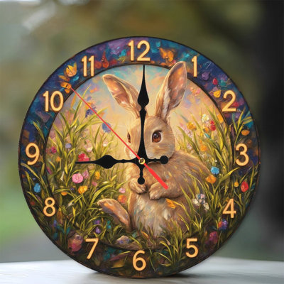 motif de champ de lapin