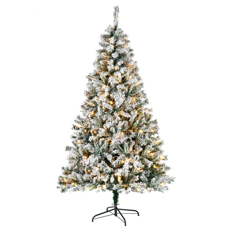 7' H Lighted Artificial Christmas Tree