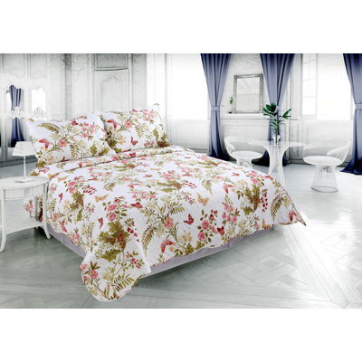 Ensemble de courtepointe réversible de luxe avec imprimé riche Beauty Sleep Bedding