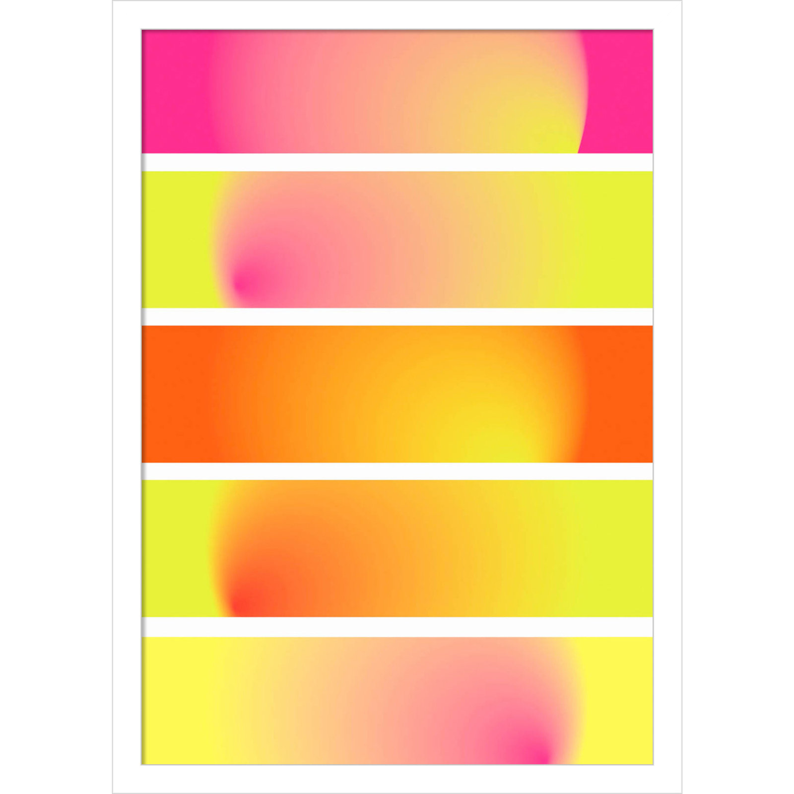 One Way by Valeria Castillo, White, 21" H x 15" W x 1" D
