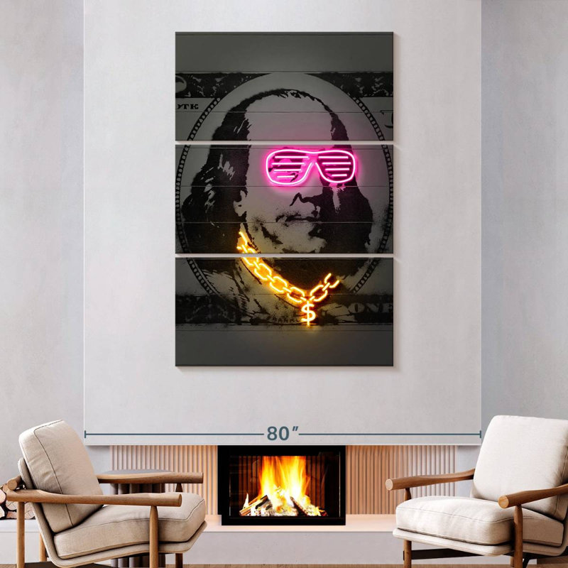 Kerner Franklin, 74" H x 48" W