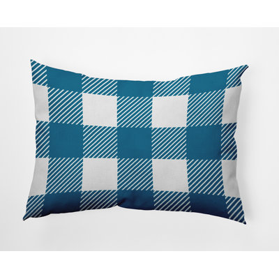 Polyester Lumbar Rectangular Indoor/Outdoor Pillow Cover & Insert by E by Design