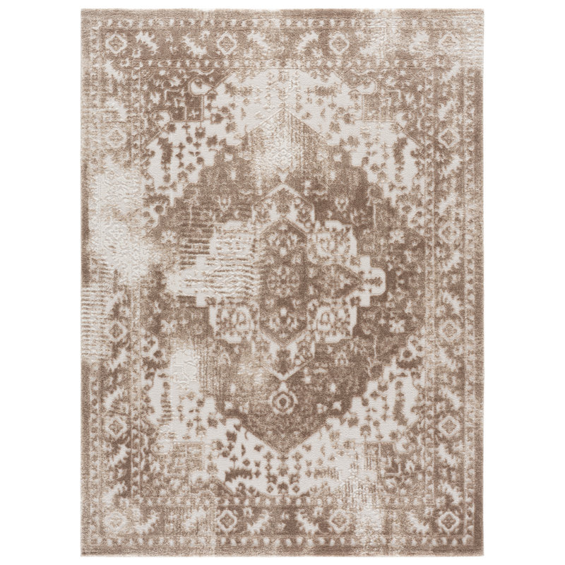 Lunara 308 Performance Oriental Rug, 6'-7" X 6'-7" Round