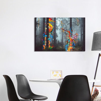 Forest Of Sea Creatures by David Loblaw - Wrapped Canvas Print