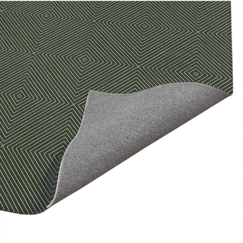 Tapis de bureau léger Eye Chev, L 6 pi x L 4 pi, Chimichurri