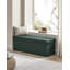 110x38x38cm Linen Upholstered Storage Bench-132398329