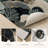 Botanical Wave Non-Slip Washable Kitchen Mats