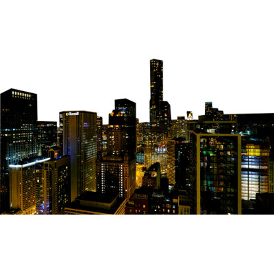 H13713 Chicago Nightline Skyline