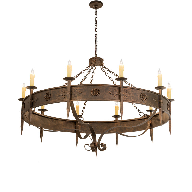 Rustic Lodge 10 - Light Chandelier