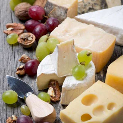 Serviette 6,5 po fromage et raisins Blais