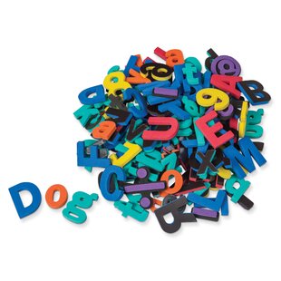 Fun with Magnets 70 Lowercase Magnetic Foam Letters + Punctuation