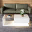 Table basse, brillant, tables d'appoint, tables basses avec verre et effet à DEL-461773054