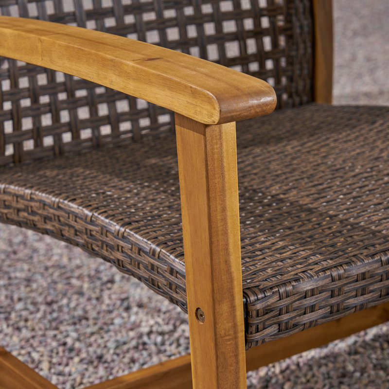 Raynor 4 - Person Patio Conversation Set, Mixed Mocha