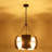  5 - Light Dimmable Modern Drum Chandelier for Kitchen Island Dining Room Bedroom Foyer
