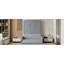 Lit escamotable double pleine grandeur avec coussin