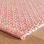 Miss Muffet Paprika Handwoven Cotton Rug-1282326286