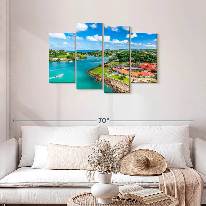 Nicci Port Castries Sainte-Lucie, H 27 po x l 43 po