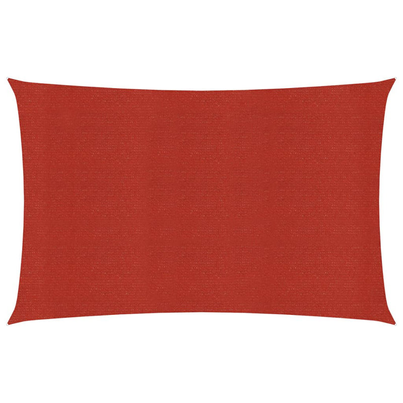 Stodola Rectangular Shade Sail, Red,  7m W x 5m D