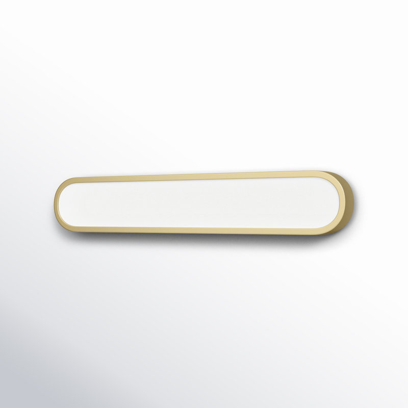 Dimmable LED Bath Bar, Gold/White, 30"