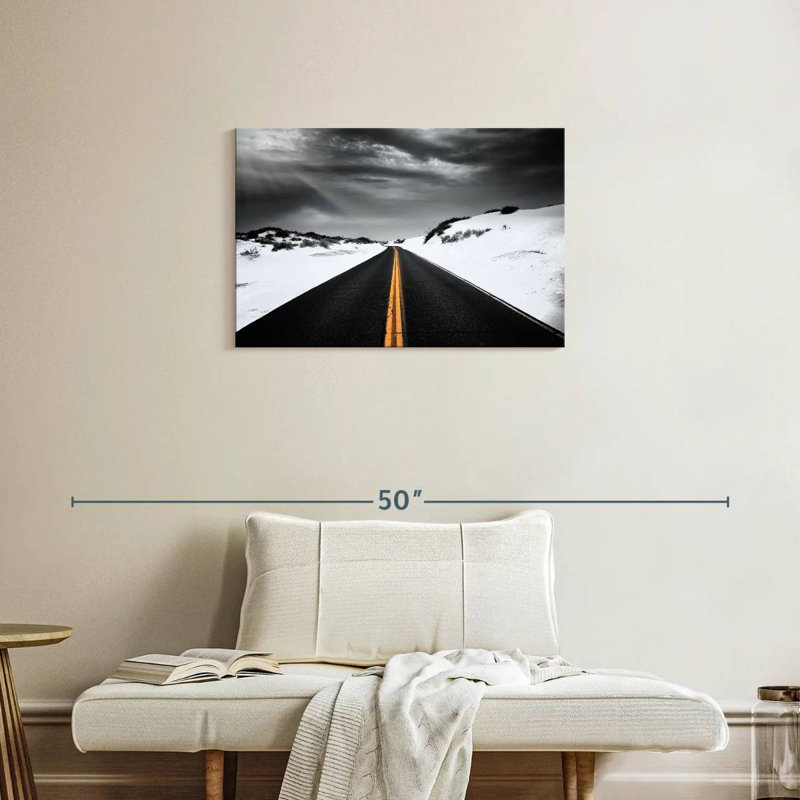 Mehar White Sands Open Road, 20" H x 30" W