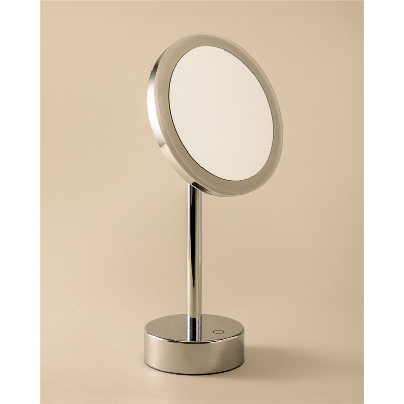 Dauntay Concave Mirror, Light Gray