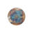 Blue Embroidered Traditional Modern Patterned Woven Base And Decorative Washable Carpet-688160013