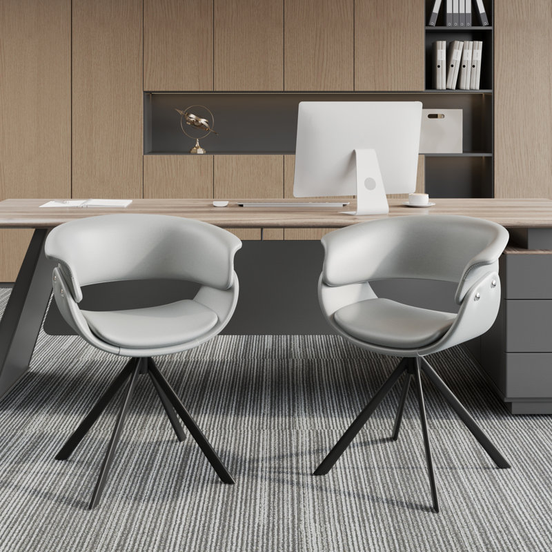 Chaise de bureau pivotante rembourrée