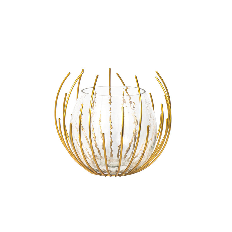 Porte-bougie Radial Rose