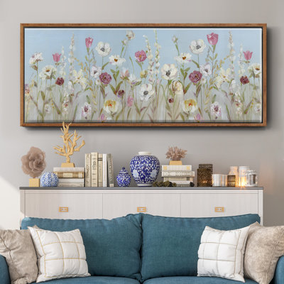 Spring Blooms- Framed Canvas